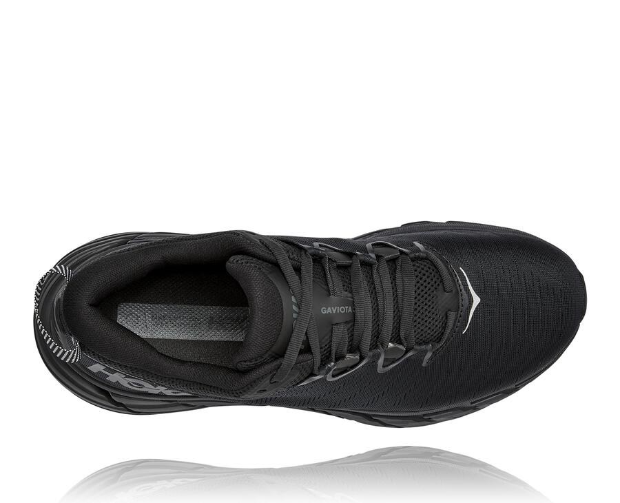 Hoka One One Tenisky Panske Čierne - Gaviota 3 - 83017-ASVD